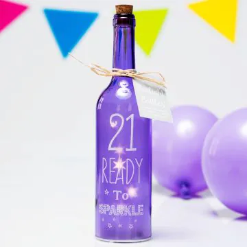 thumbnail image 2 of LED Star Light Up Bottle - Lovely Illuminated Gift For Daughter From Beautiful Bottles Shop 2 of 6