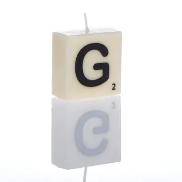 "G" Letter Candle